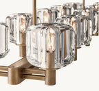 Delmare Double Linear Chandelier 54“ - Cyran Lamps