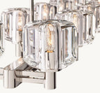 Delmare Double Linear Chandelier 54“ - Cyran Lamps