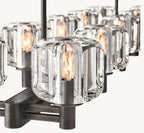 Delmare Double Linear Chandelier 54“ - Cyran Lamps