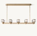 Delmare Double Linear Chandelier 54“ - Cyran Lamps