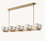 Delmare Double Linear Chandelier 54“ - Cyran Lamps