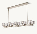 Delmare Double Linear Chandelier 54“ - Cyran Lamps