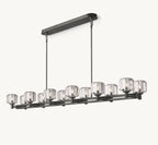 Delmare Double Linear Chandelier 72“ - Cyran Lamps