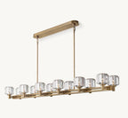 Delmare Double Linear Chandelier 72“ - Cyran Lamps