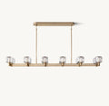 Delmare Double Linear Chandelier 72“ - Cyran Lamps