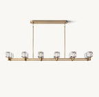 Delmare Double Linear Chandelier 72“ - Cyran Lamps