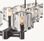 Delmare Double Linear Chandelier 72“ - Cyran Lamps