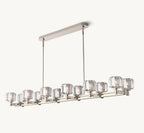 Delmare Double Linear Chandelier 72“ - Cyran Lamps