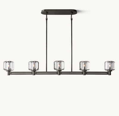 Delmare Linear Chandelier 54“ - Cyran Lamps