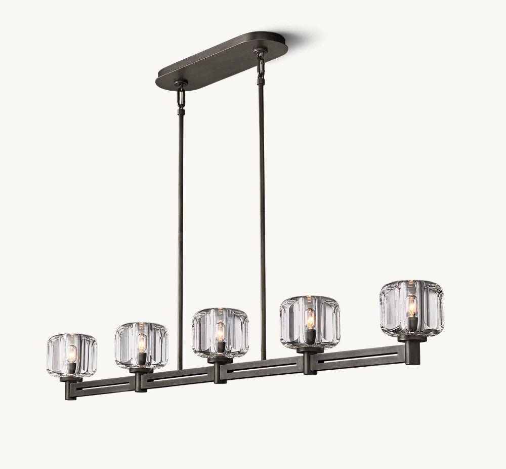 Delmare Linear Chandelier 54“ - Cyran Lamps