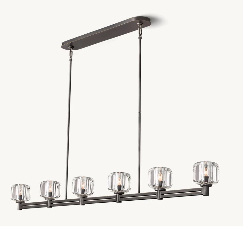 Delmare Linear Chandelier 72“ - Cyran Lamps