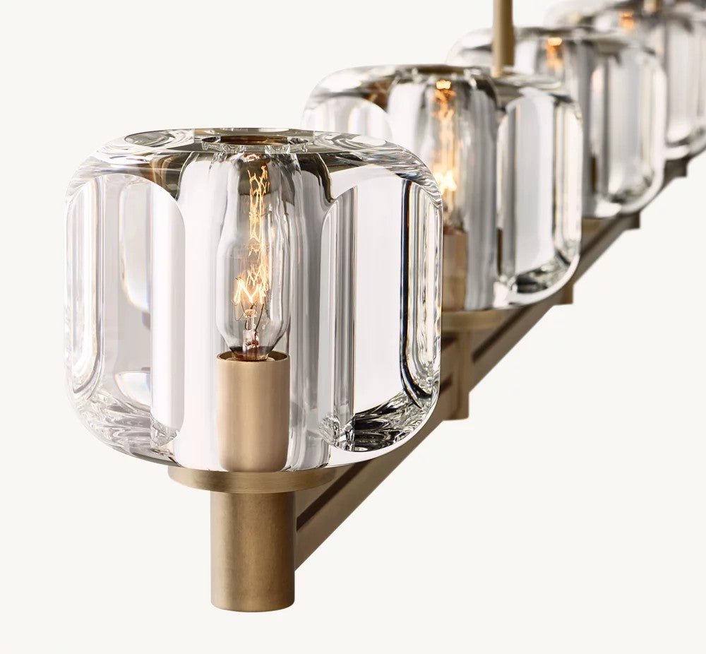 Delmare Linear Chandelier 72“ - Cyran Lamps
