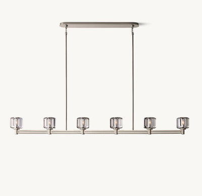 Delmare Linear Chandelier 72“ - Cyran Lamps