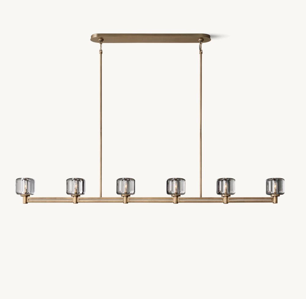 Delmare Linear Chandelier 72“ - Cyran Lamps