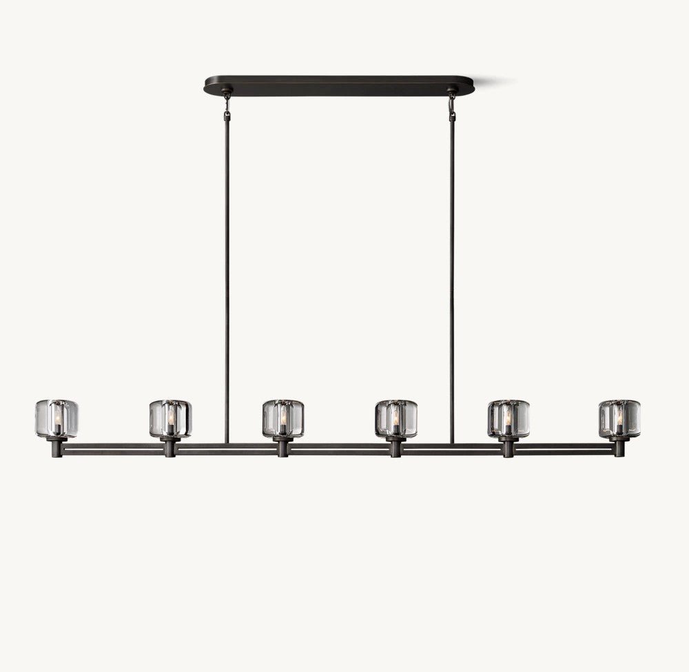 Delmare Linear Chandelier 72“ - Cyran Lamps