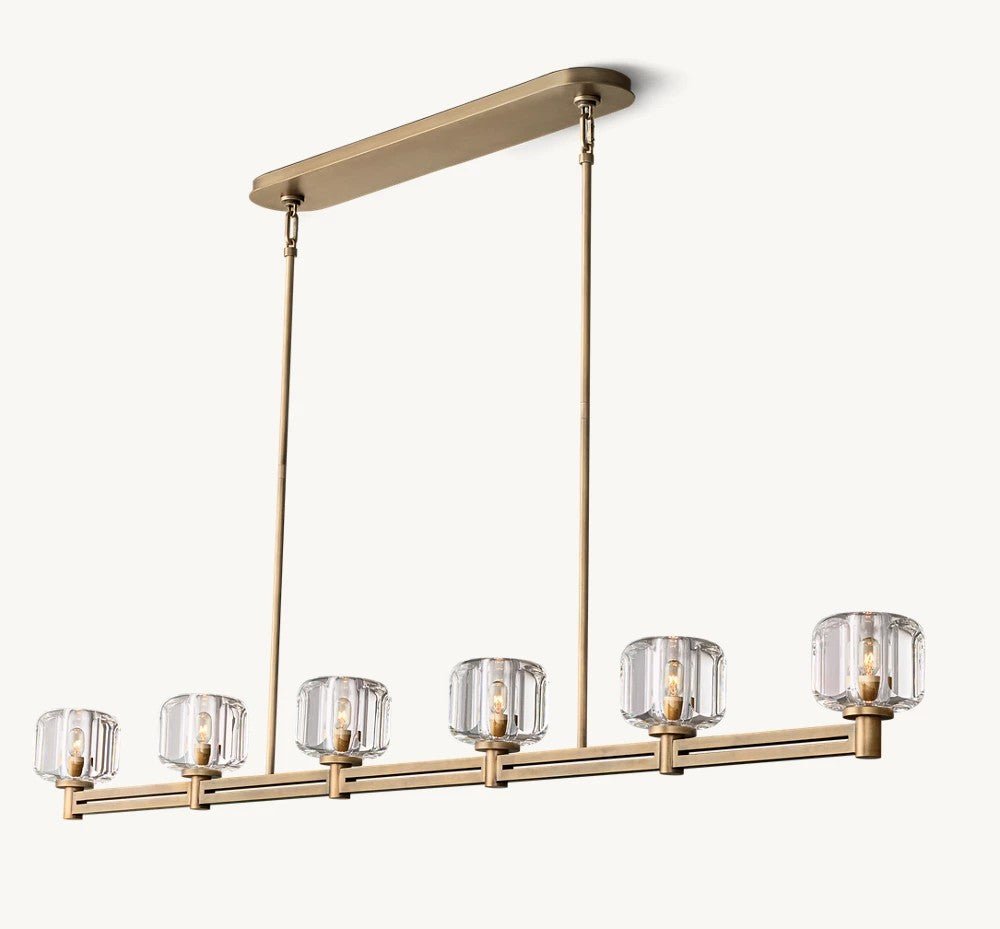 Delmare Linear Chandelier 72“ - Cyran Lamps