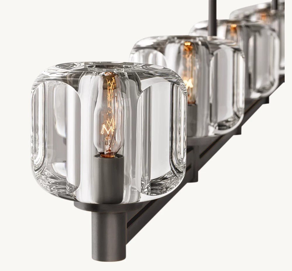 Delmare Linear Chandelier 72“ - Cyran Lamps