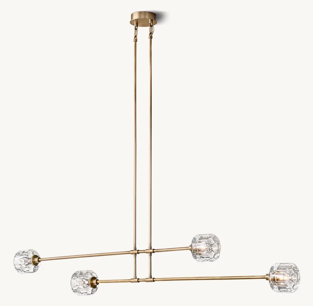Delmare Mobile Linear Chandelier - Cyran Lamps