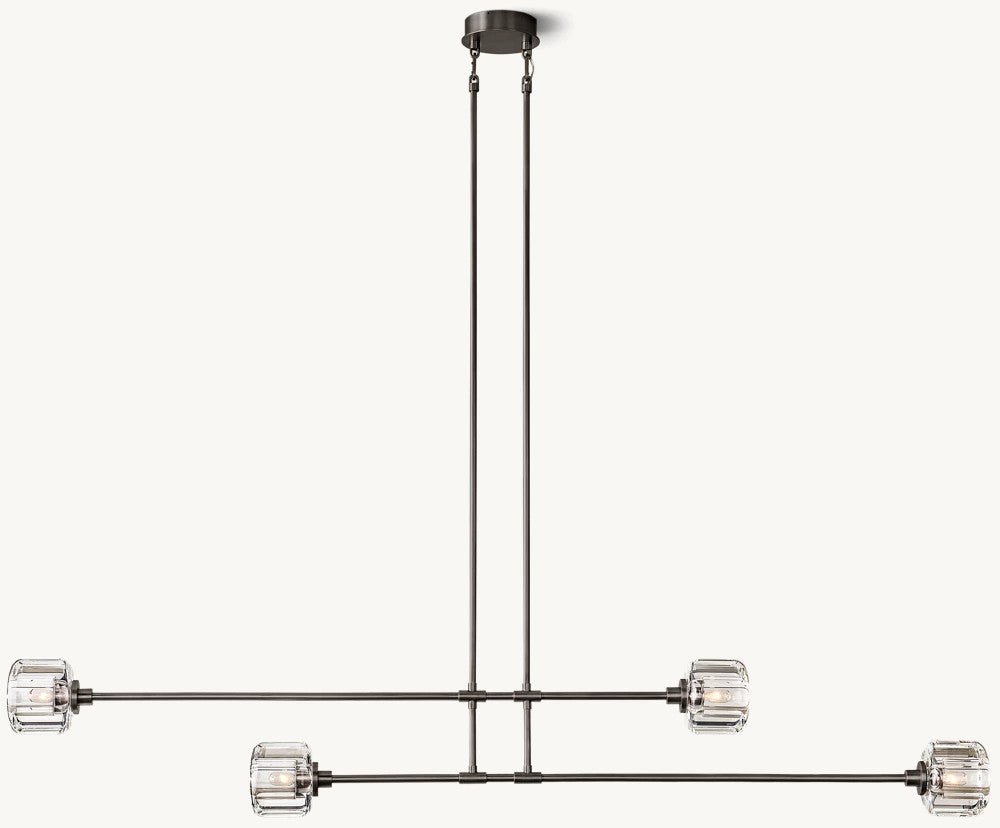 Delmare Mobile Linear Chandelier - Cyran Lamps