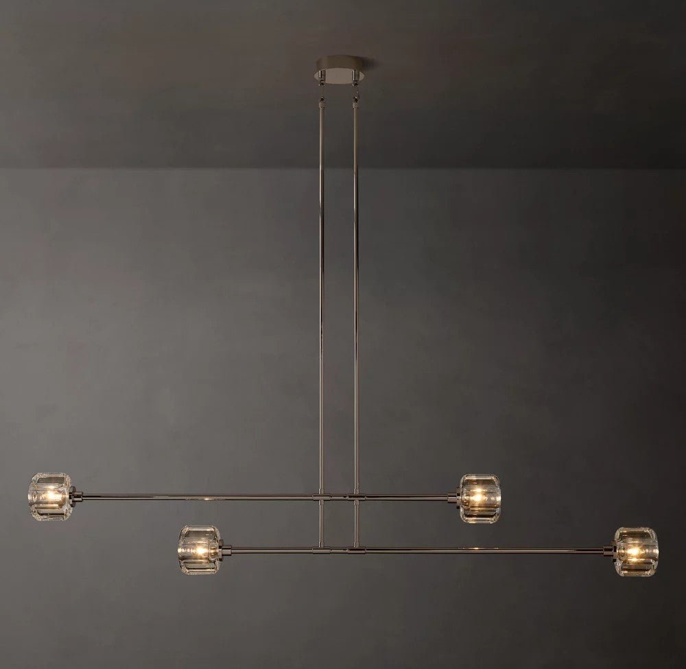 Delmare Mobile Linear Chandelier - Cyran Lamps