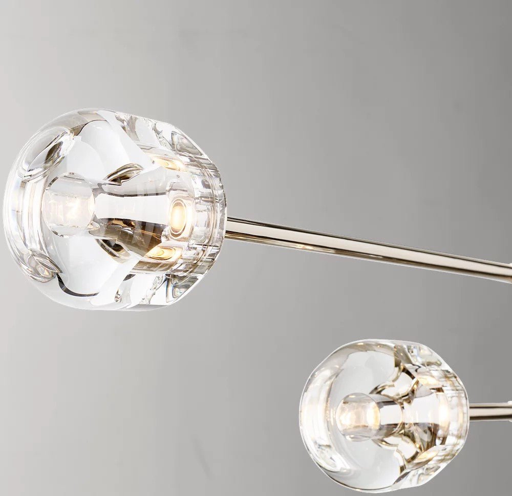 Delmare Mobile Linear Chandelier - Cyran Lamps
