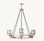 Delmare Round Chandelier 36” - Cyran Lamps