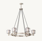 Delmare Round Chandelier 36” - Cyran Lamps