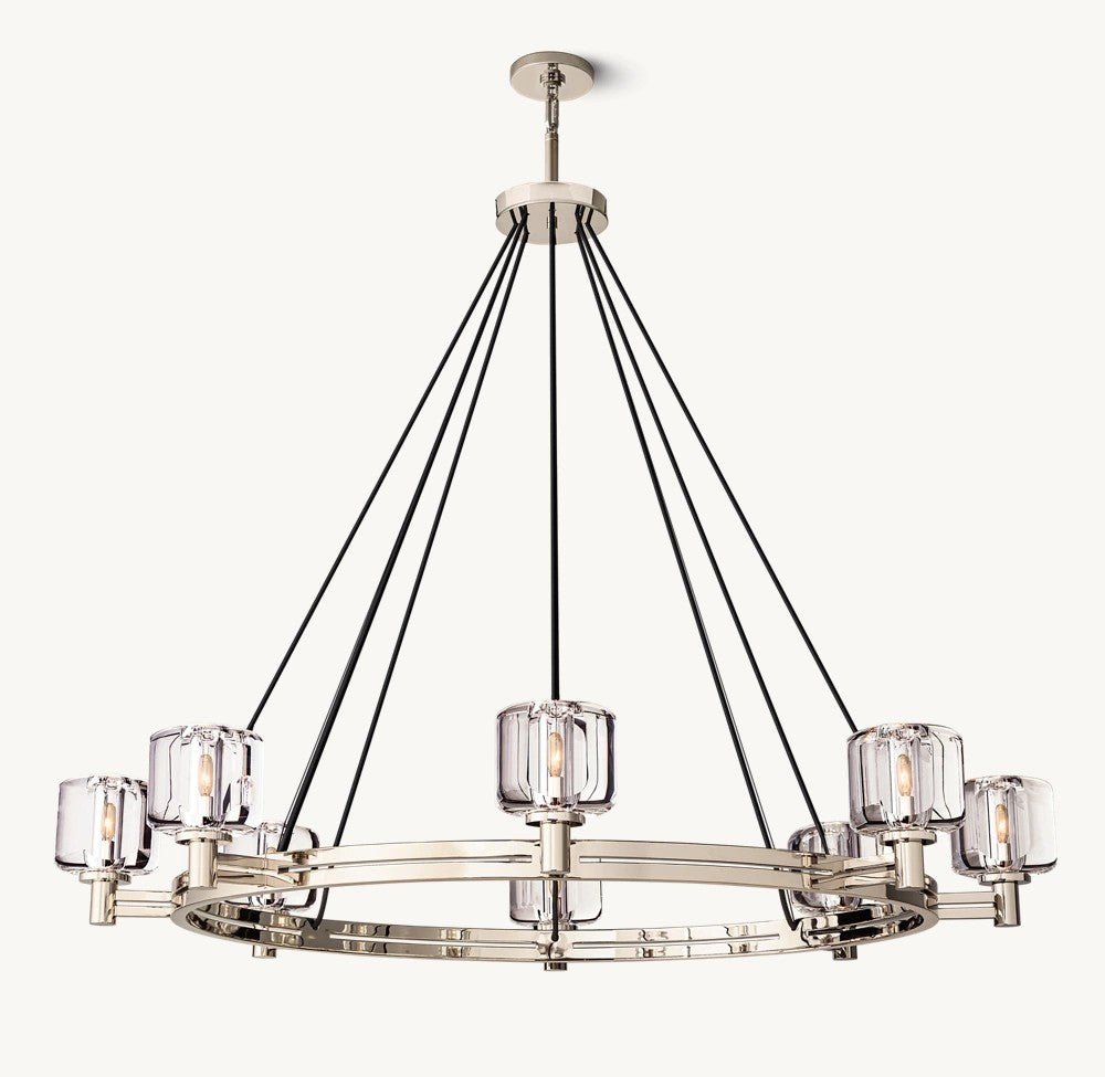 Delmare Round Chandelier 48“ - Cyran Lamps