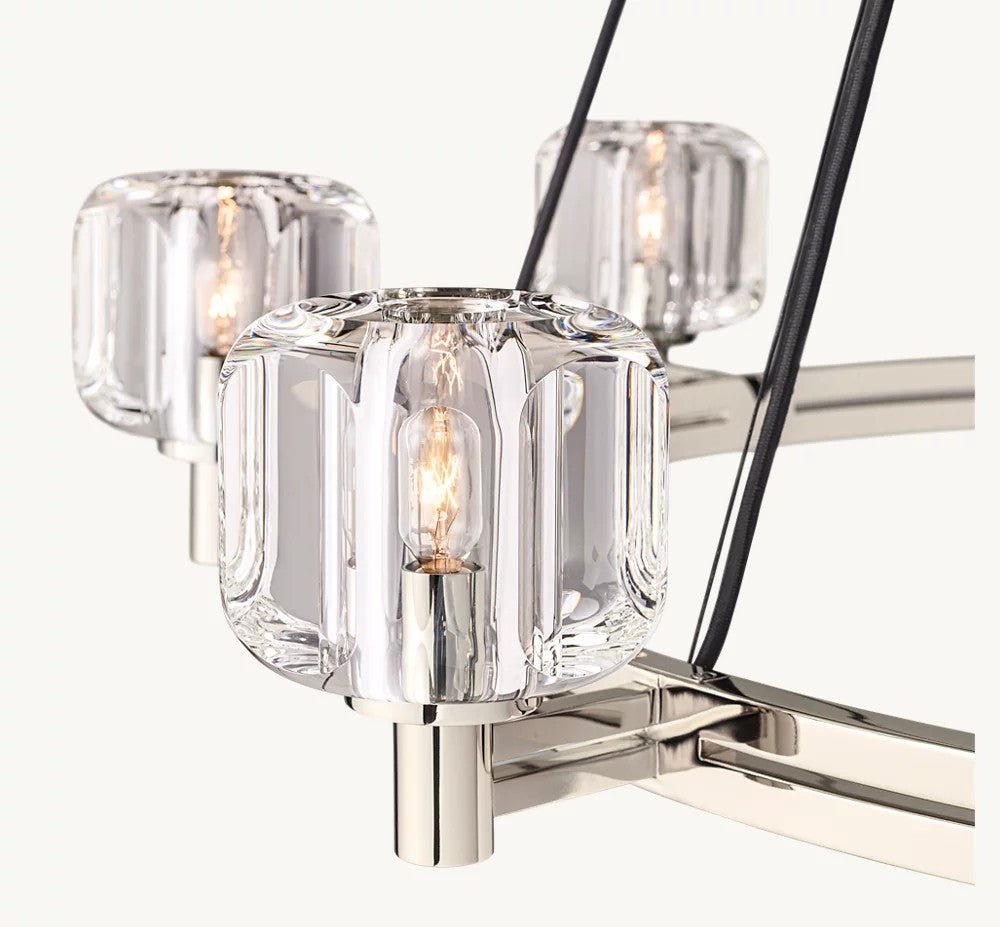 Delmare Round Chandelier 48“ - Cyran Lamps