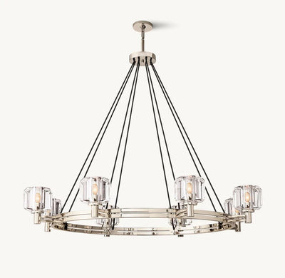 Delmare Round Chandelier 48“ - Cyran Lamps