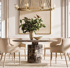 Delmare Round Chandelier 48“ - Cyran Lamps