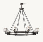 Delmare Round Chandelier 48“ - Cyran Lamps