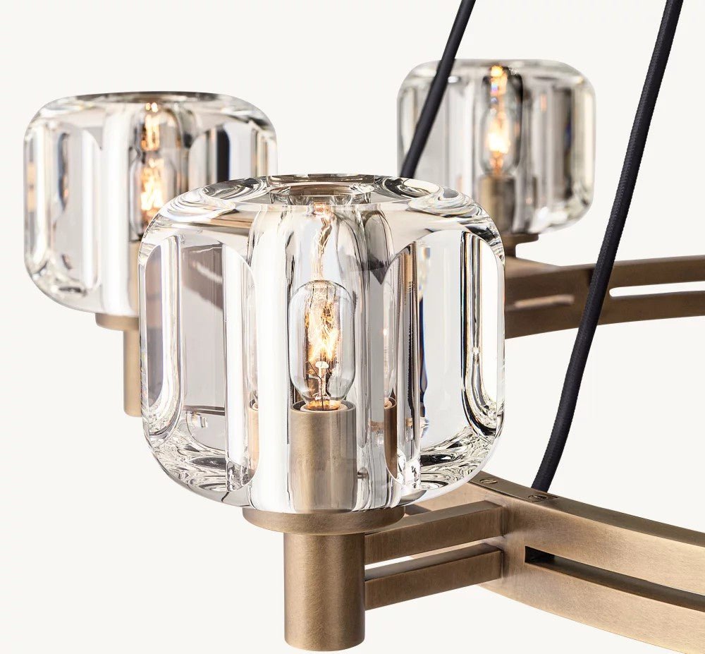 Delmare Round Chandelier 48“ - Cyran Lamps