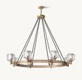 Delmare Round Chandelier 48“ - Cyran Lamps