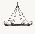 Delmare Round Chandelier 60“ - Cyran Lamps