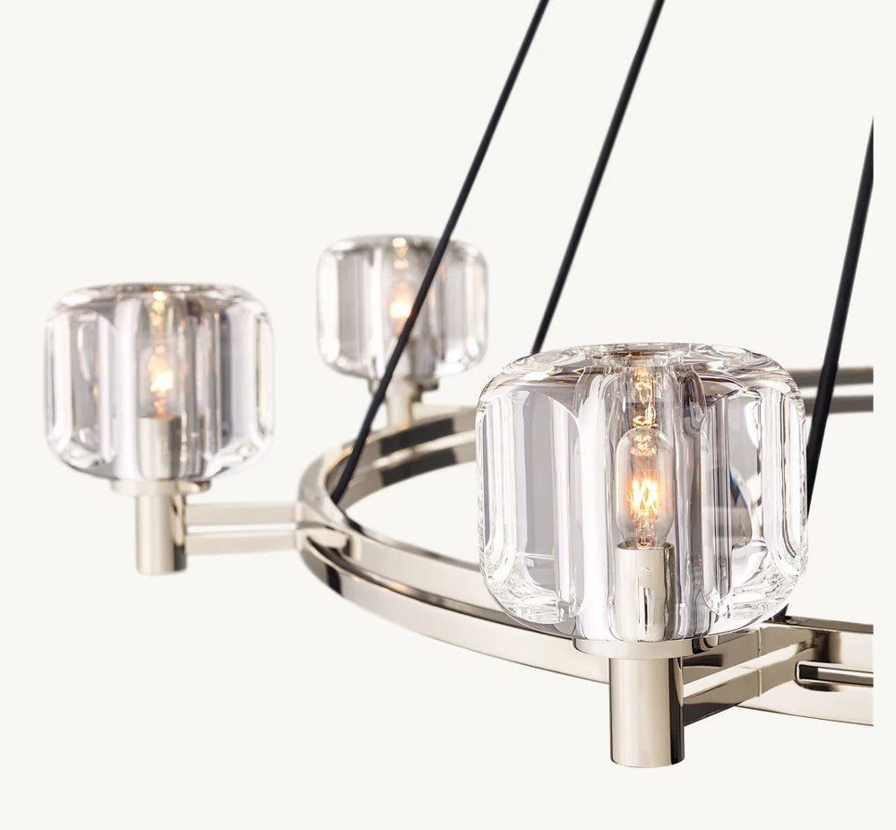 Delmare Round Chandelier 60“ - Cyran Lamps