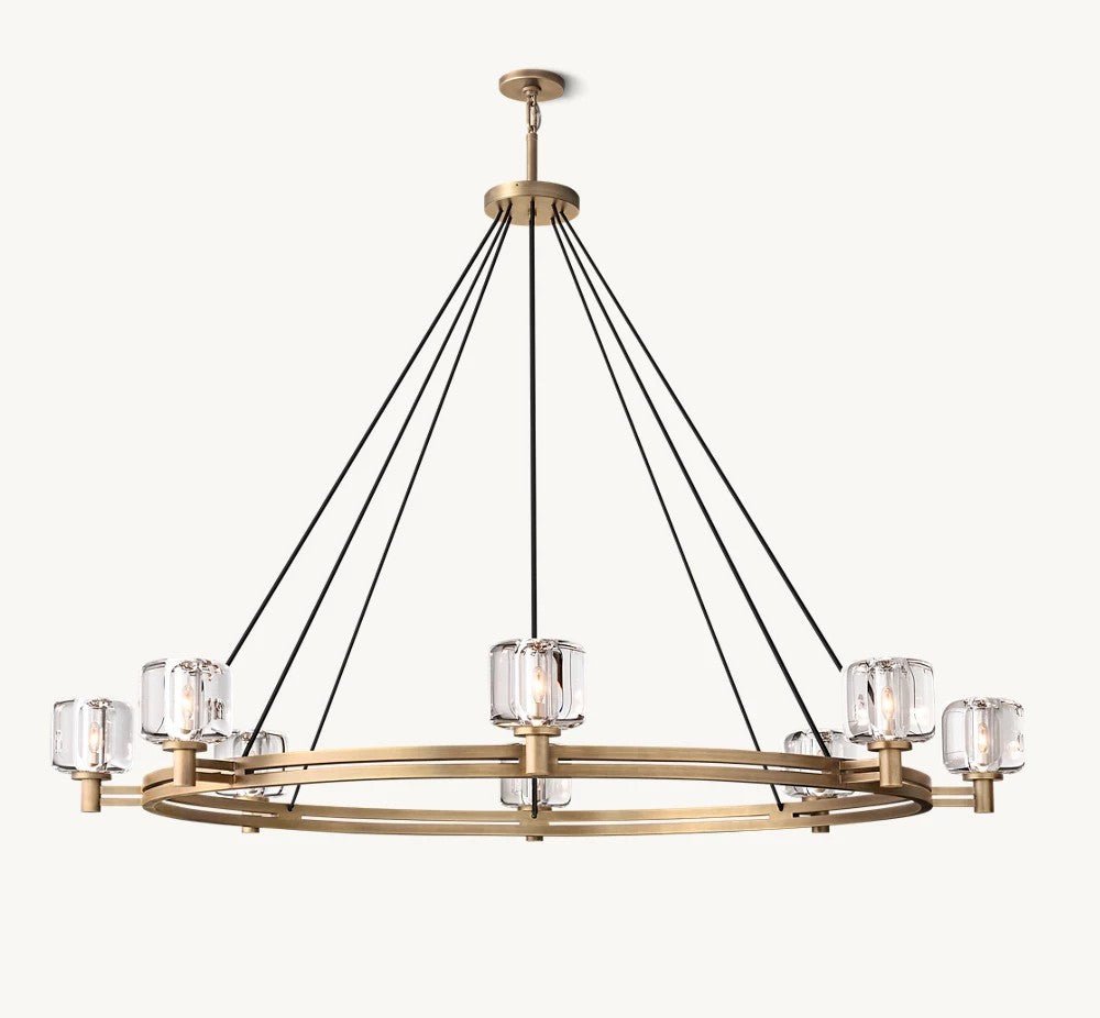 Delmare Round Chandelier 60“ - Cyran Lamps