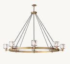 Delmare Round Chandelier 60“ - Cyran Lamps