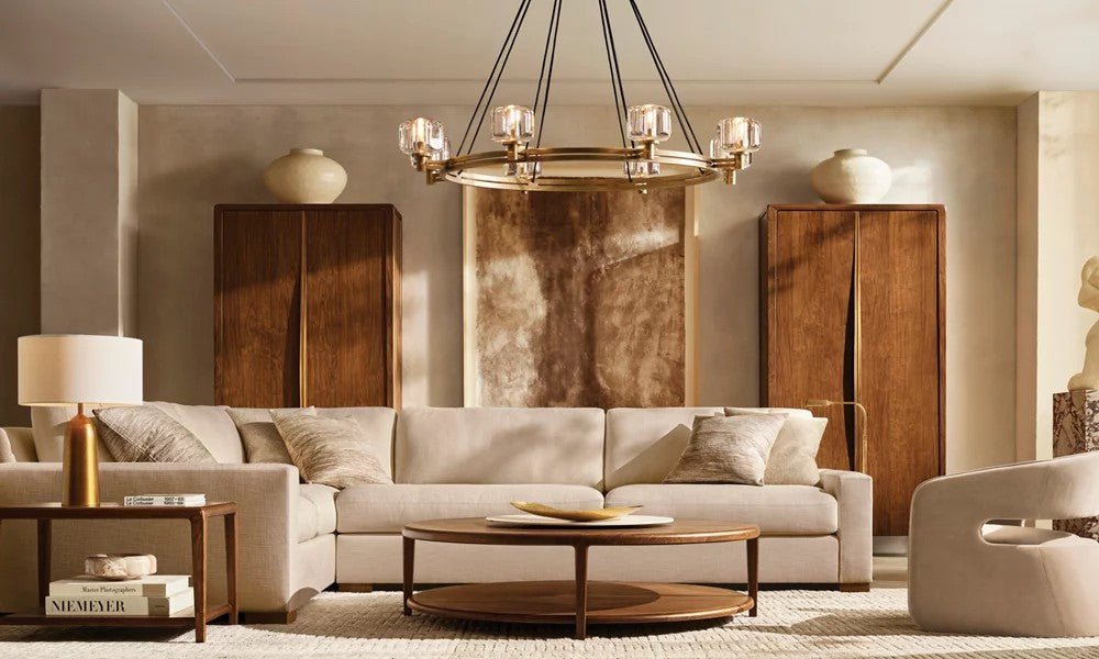 Delmare Round Chandelier 60“ - Cyran Lamps