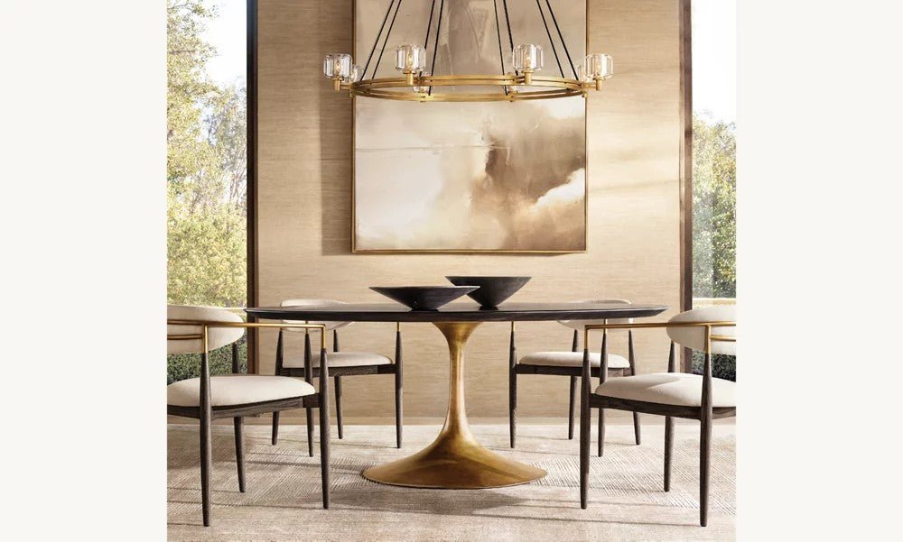 Delmare Round Chandelier 60“ - Cyran Lamps
