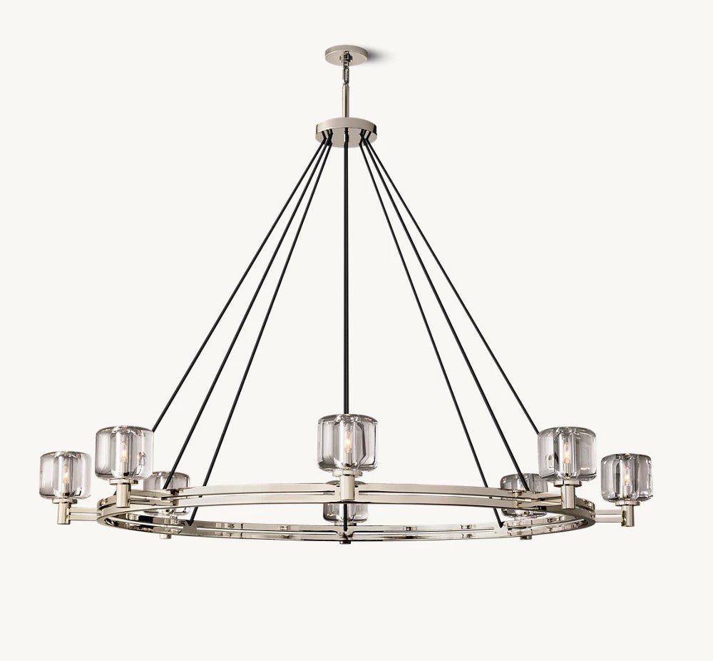 Delmare Round Chandelier 60“ - Cyran Lamps