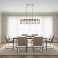 Delsie Oval Chandelier 51''63''72'' - Cyran Lamps