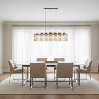 Delsie Oval Chandelier 51''63''72'' - Cyran Lamps