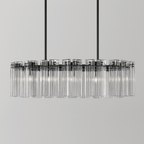 Delsie Oval Chandelier 51''63''72'' - Cyran Lamps
