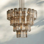 Delsie Round Chandelier 38''48''60'' - Cyran Lamps