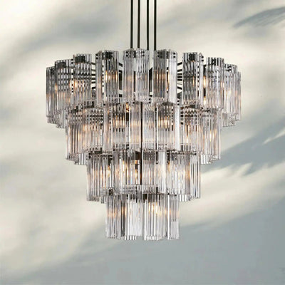 Delsie Round Chandelier 38''48''60'' - Cyran Lamps