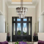 Delsie Round Chandelier 38''48''60'' - Cyran Lamps