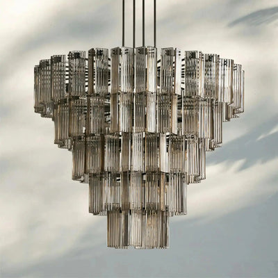 Delsie Round Chandelier 38''48''60'' - Cyran Lamps