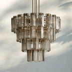 Delsie Round Chandelier 38''48''60'' - Cyran Lamps