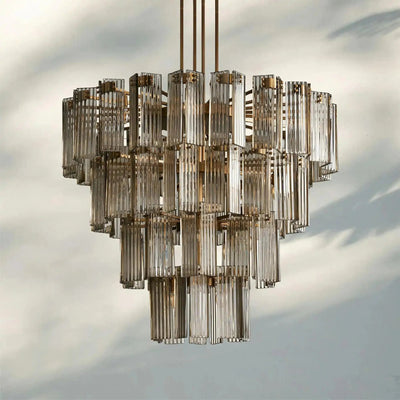 Delsie Round Chandelier 38''48''60'' - Cyran Lamps
